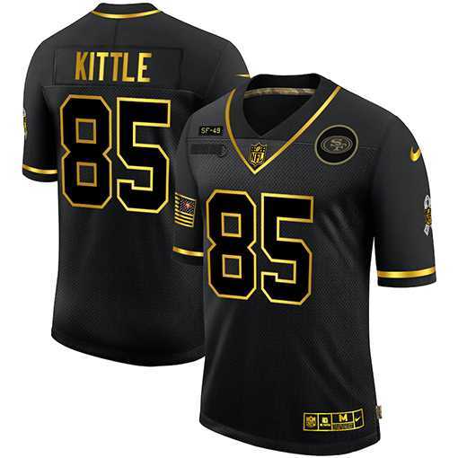 Nike 49ers 85 George Kittle Black Gold 2020 Salute To Service Limited Jersey Dyin,We sell and wholesale Nike 49ers 85 George Kittle Black Gold 2020 Salute To Service Limited Jersey Dyin on line form chian!